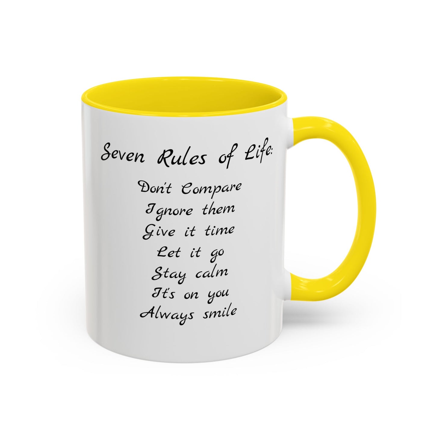 Seven Rules of Life Coffee Mug