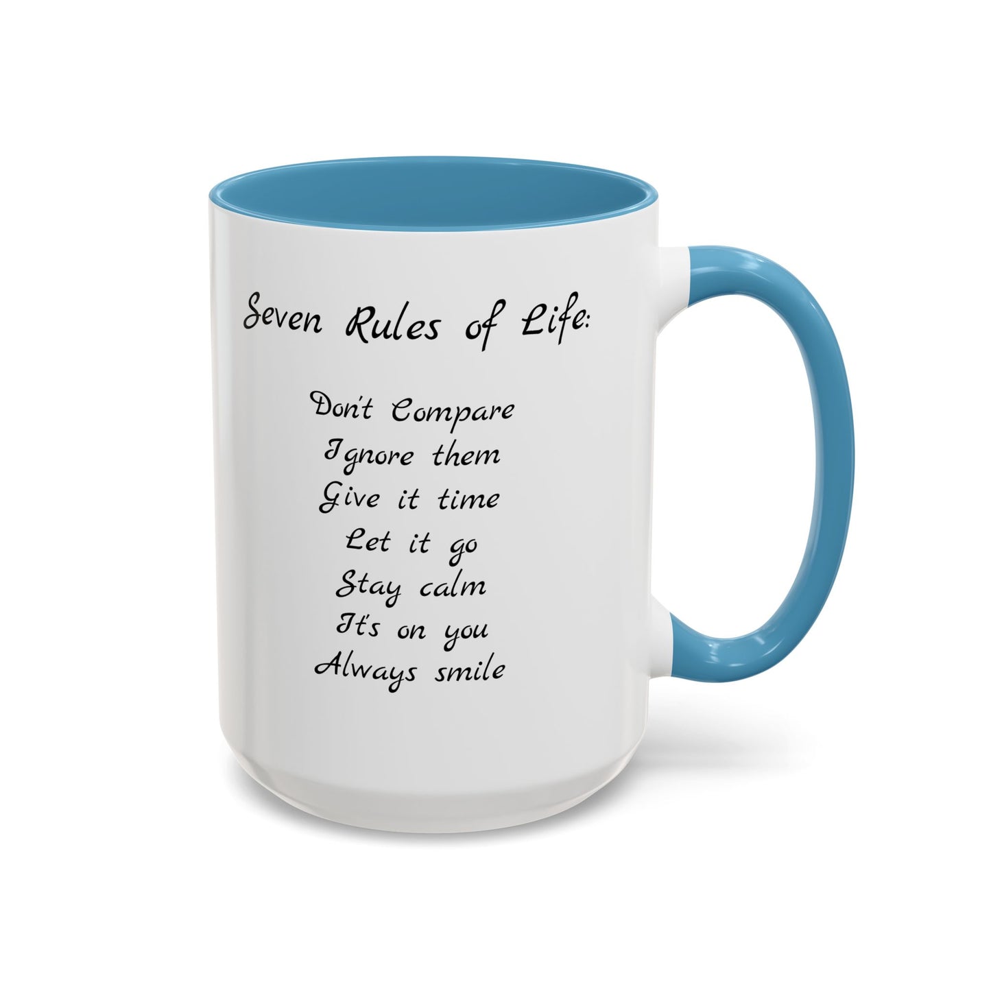Seven Rules of Life Coffee Mug