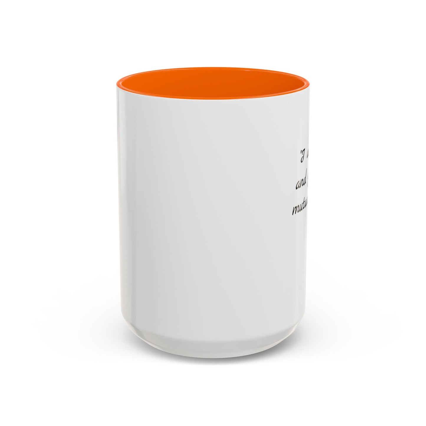 Romantic Coffee Mug — "I am in you and you in me, mutual in divine love"