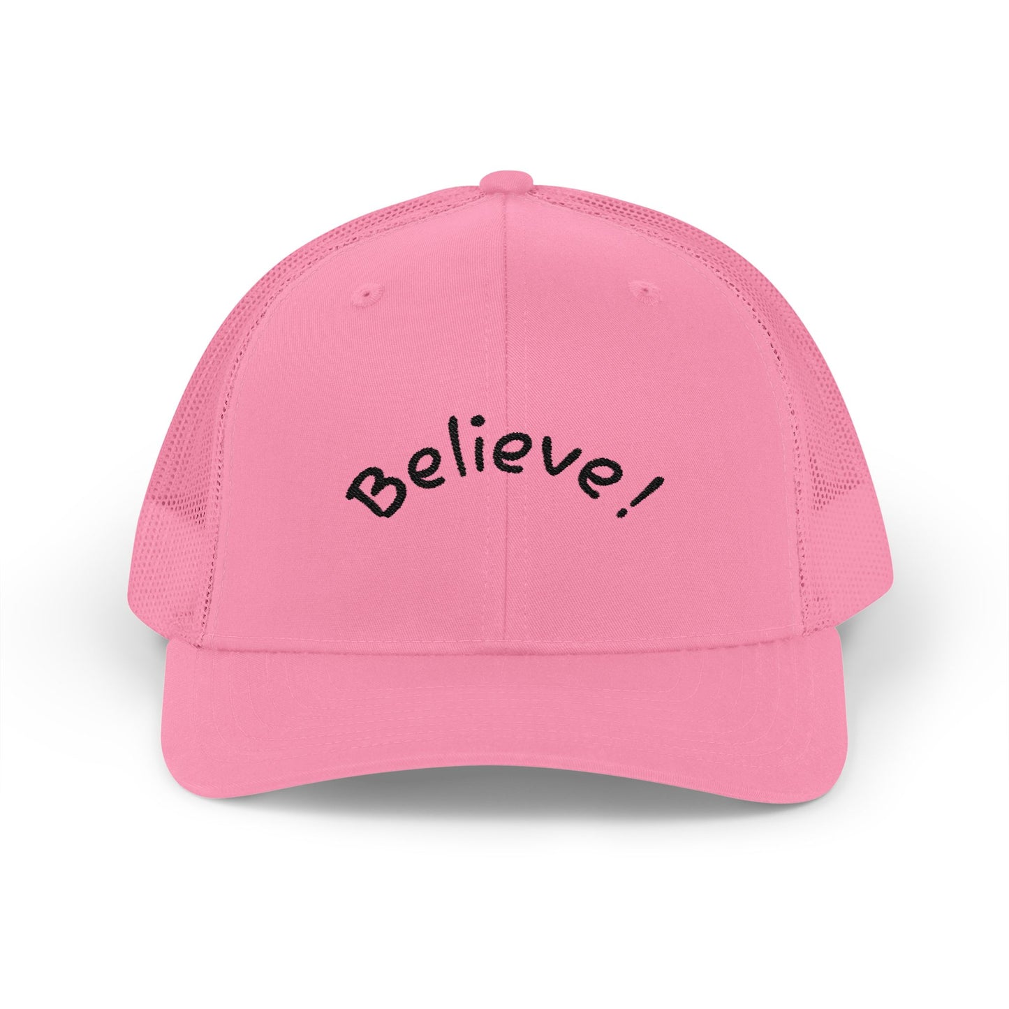 Inspirational Snapback Trucker Cap - Believe! Hat for Motivation, Gift for Friends, Perfect for Casual Outings, Summer Wear, Outdoor [...]