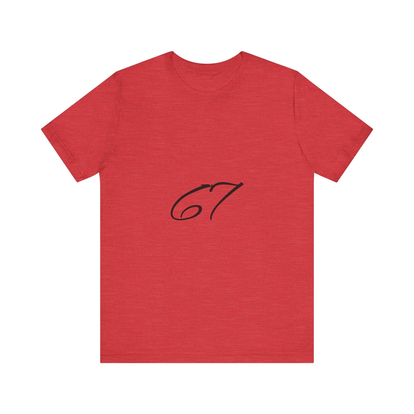 Casual Graphic Tee with Elegant ‘67’ Design, Unisex T-Shirt, Comfortable Everyday Wear, Perfect Gift for Birthdays or Anniversaries, [...]