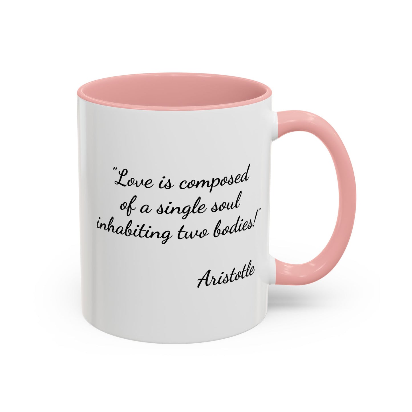 Romantic Coffee Mug — with Aristotle Quote