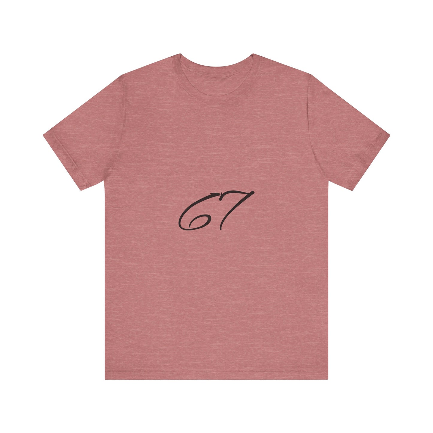 Casual Graphic Tee with Elegant ‘67’ Design, Unisex T-Shirt, Comfortable Everyday Wear, Perfect Gift for Birthdays or Anniversaries, [...]