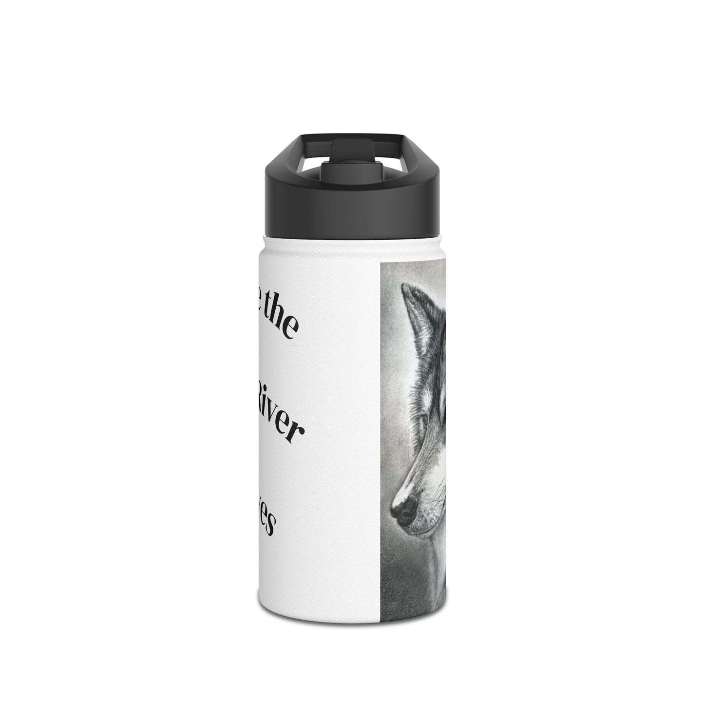 Wolf & Eagle Stainless Steel Water Bottle | Nature Lover Gift, Outdoors Hydration, Adventure Accessory, Eco-Friendly Water Bottle, [...]