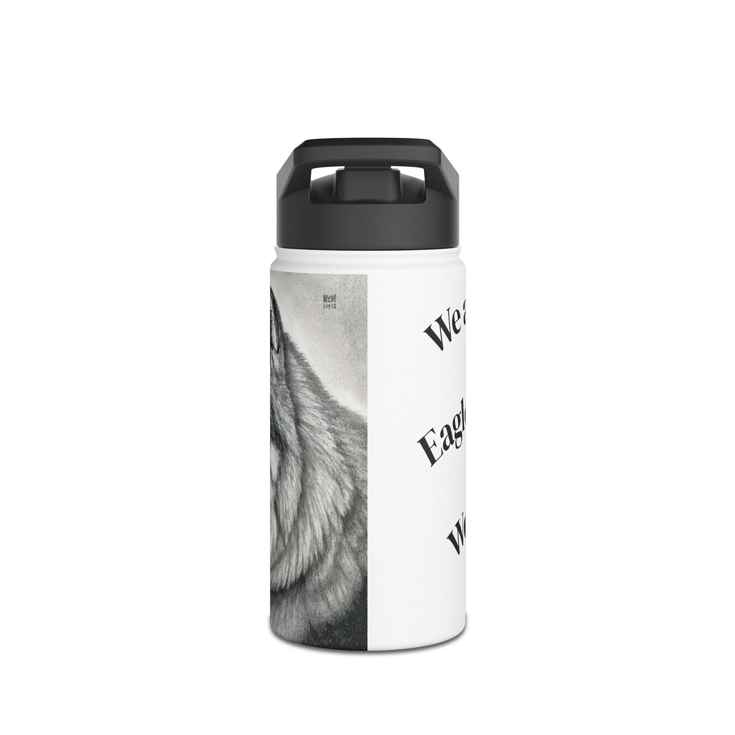 Wolf & Eagle Stainless Steel Water Bottle | Nature Lover Gift, Outdoors Hydration, Adventure Accessory, Eco-Friendly Water Bottle, [...]