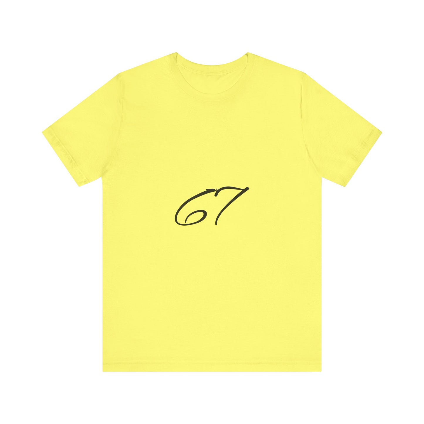 Casual Graphic Tee with Elegant ‘67’ Design, Unisex T-Shirt, Comfortable Everyday Wear, Perfect Gift for Birthdays or Anniversaries, [...]