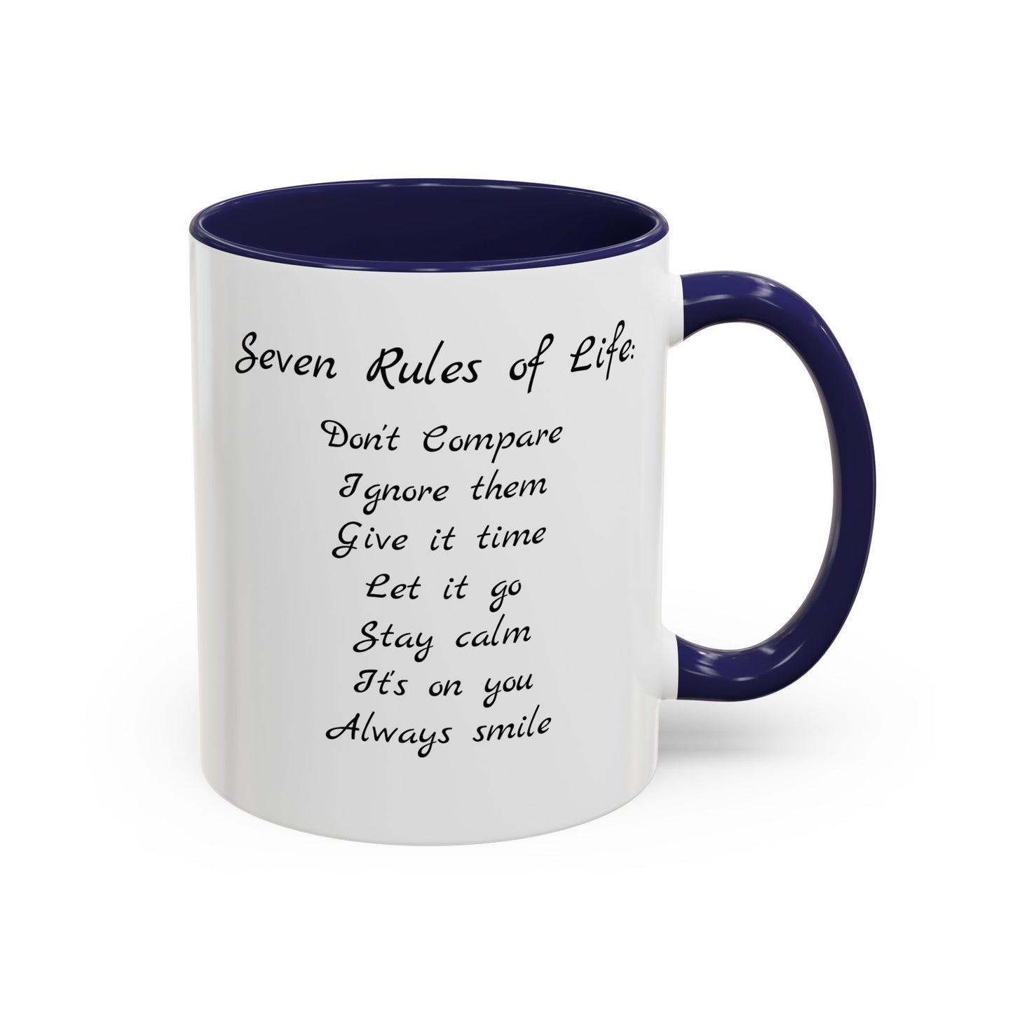 Seven Rules of Life Coffee Mug
