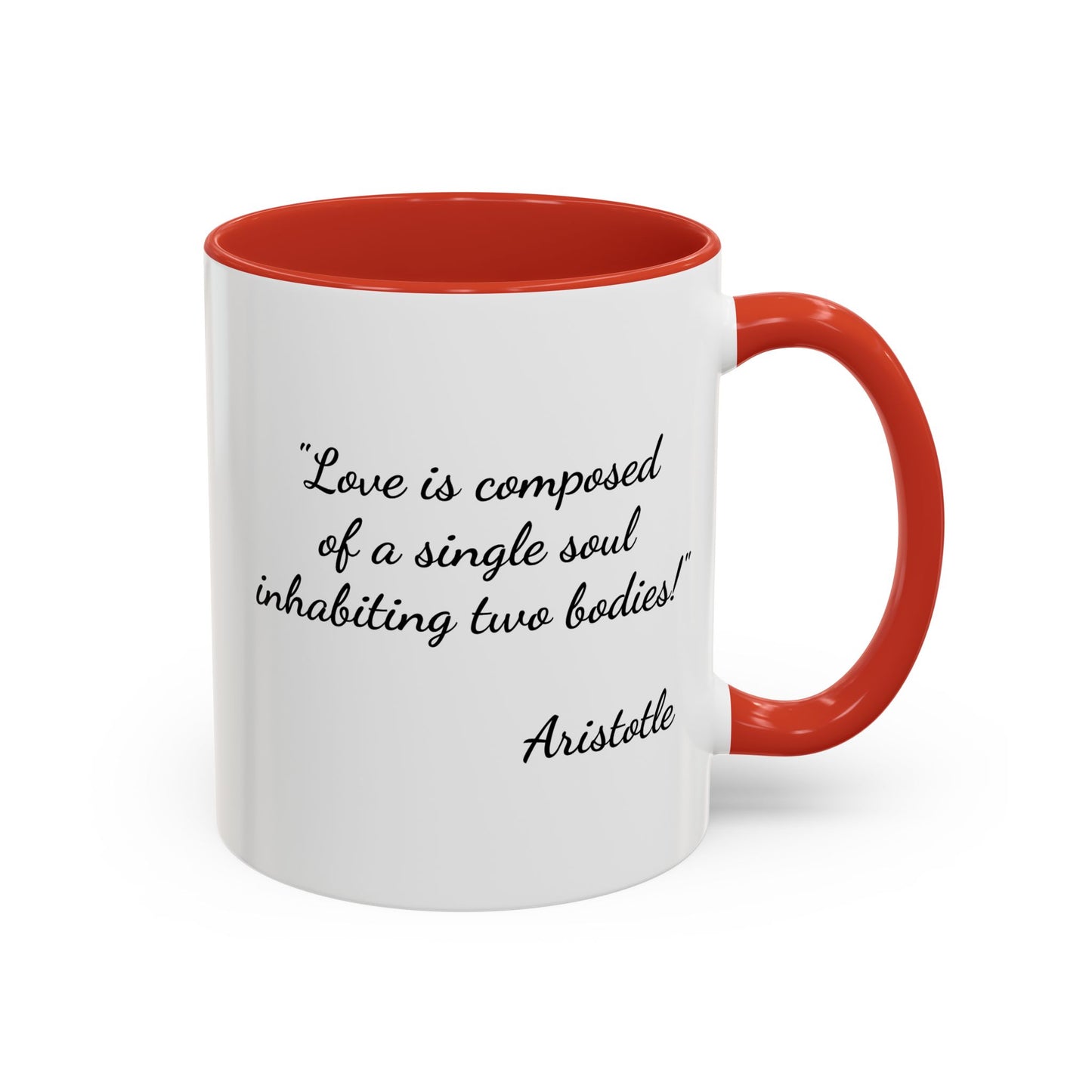 Romantic Coffee Mug — with Aristotle Quote