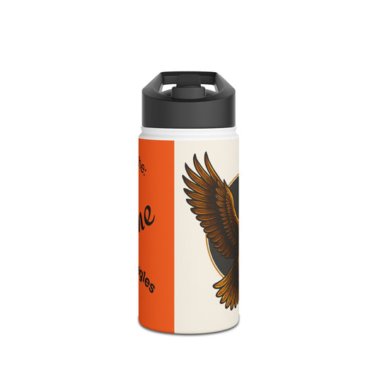 Eagle Design Stainless Steel Water Bottle with Standard Lid, Eco-Friendly Travel Mug, Great for Hiking, Fitness, Gifts for Nature [...]