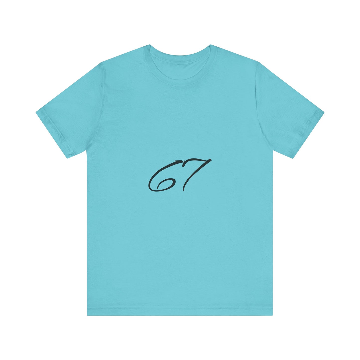 Casual Graphic Tee with Elegant ‘67’ Design, Unisex T-Shirt, Comfortable Everyday Wear, Perfect Gift for Birthdays or Anniversaries, [...]