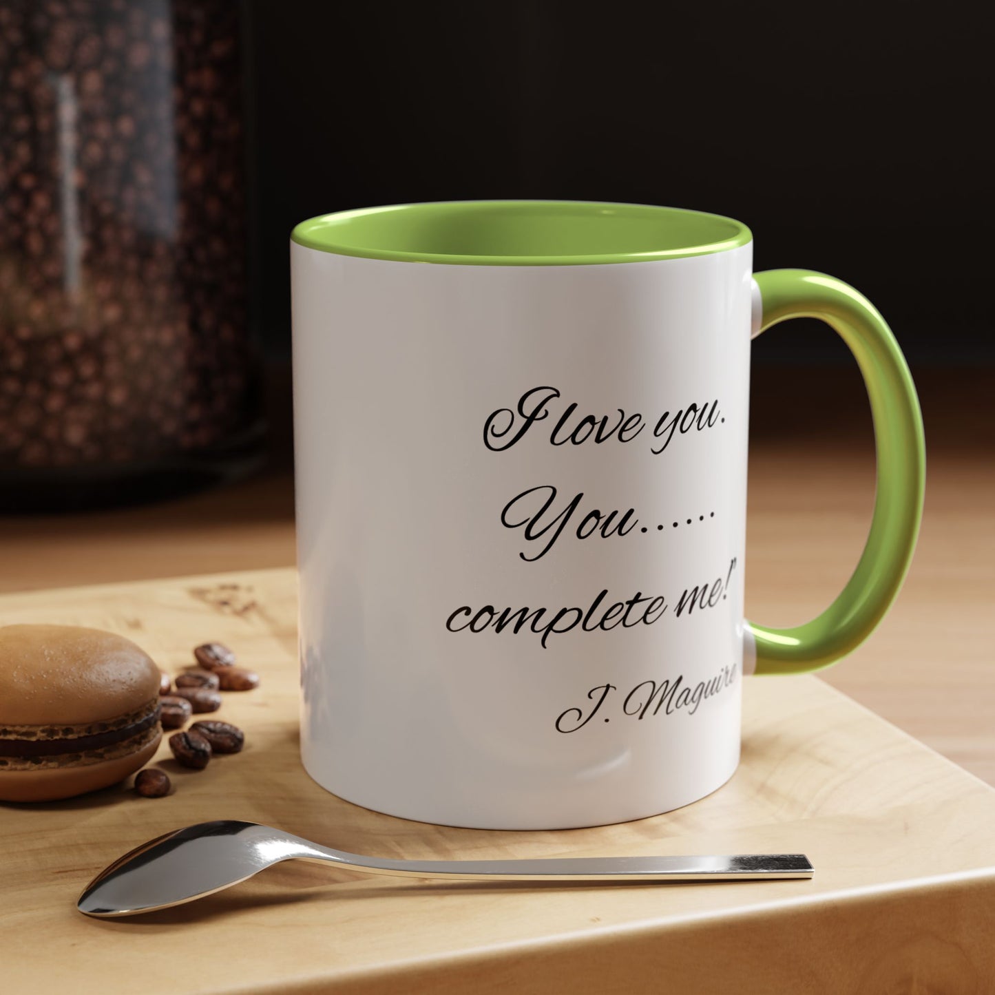 Romantic Coffee Mug with Jerry Maguire Quote