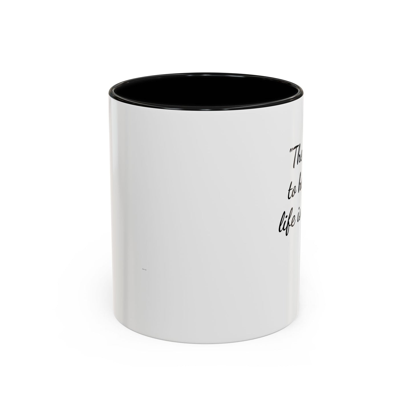 Romantic Coffee Mug — "The best thing to hold onto in life is each other" Audrey Hepburn Quote