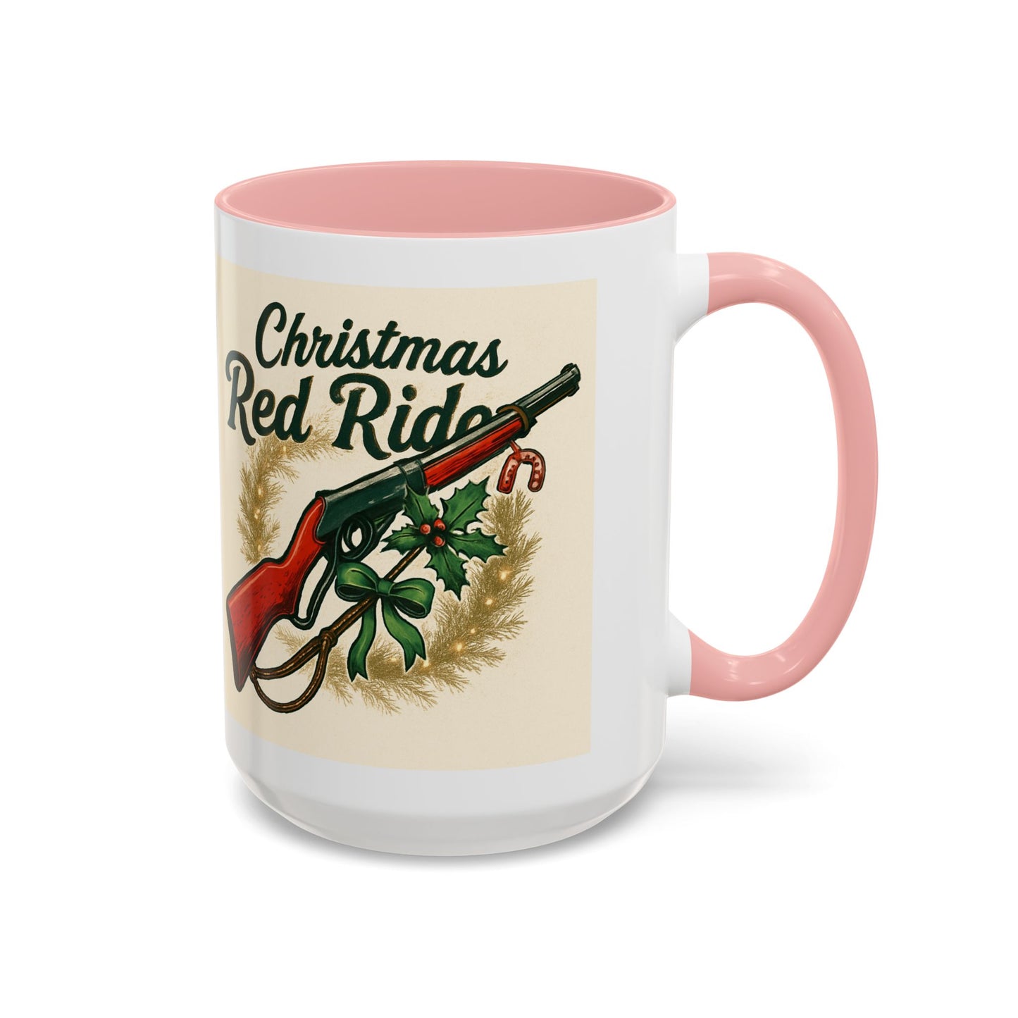 Christmas Red Rider Coffee Mug - Hilarious Gift for Gun Enthusiasts, Coffee Lovers, Holiday Mugs, Funny Gag Gifts, Festive Drinkware