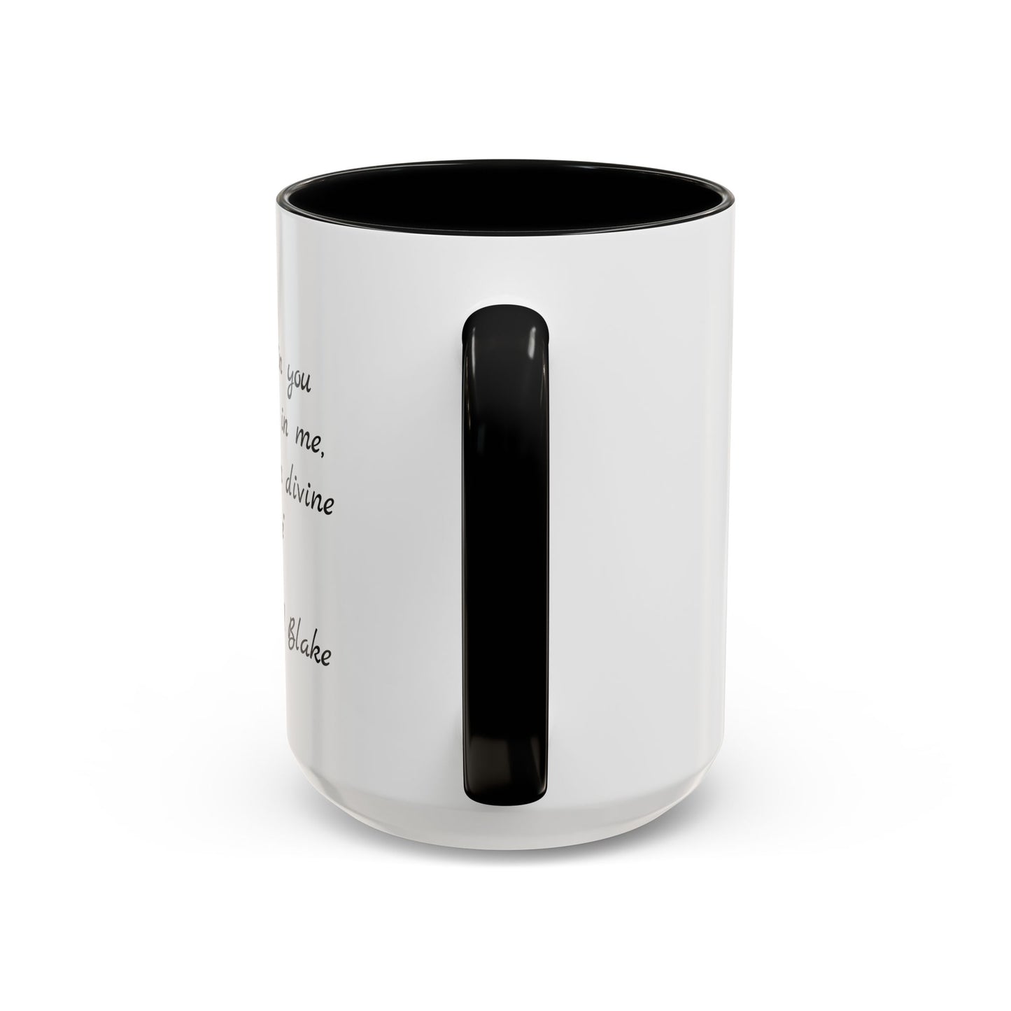 Romantic Coffee Mug — "I am in you and you in me, mutual in divine love"