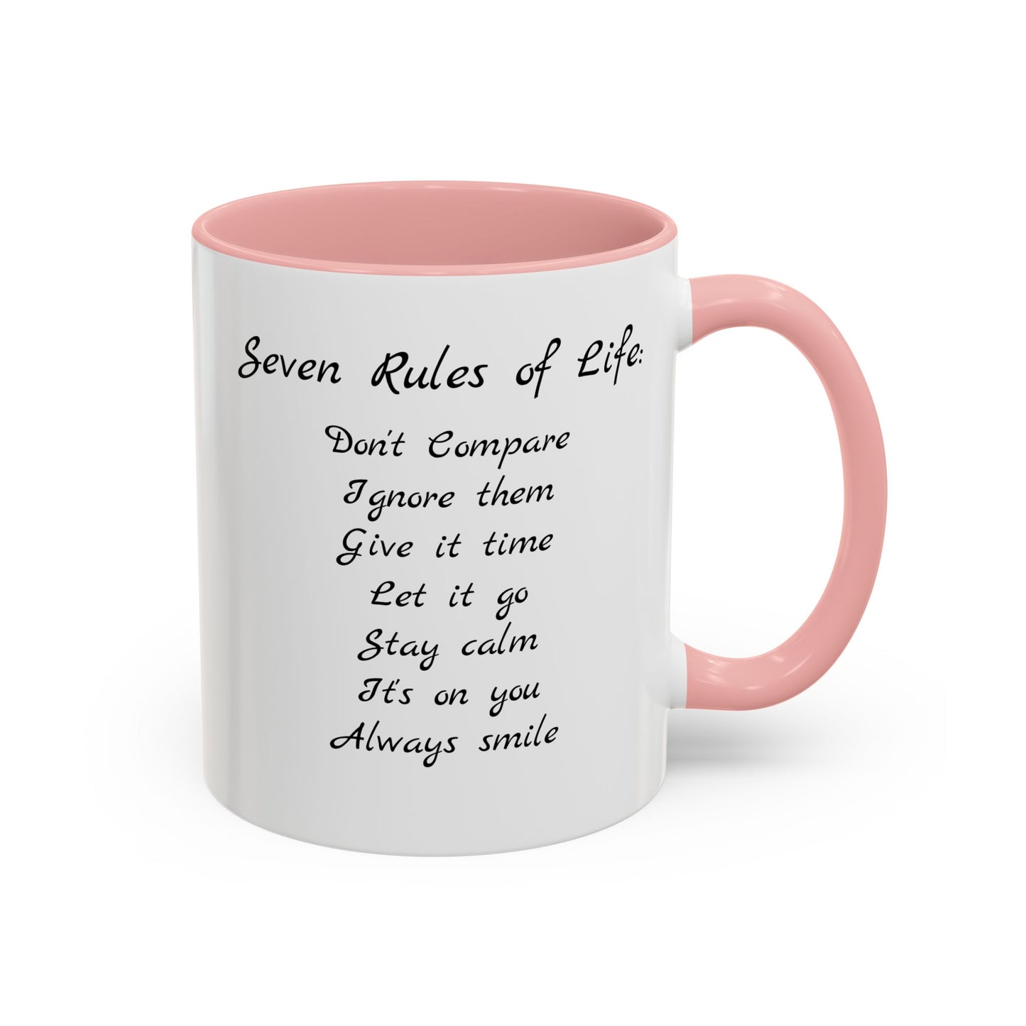Seven Rules of Life Coffee Mug