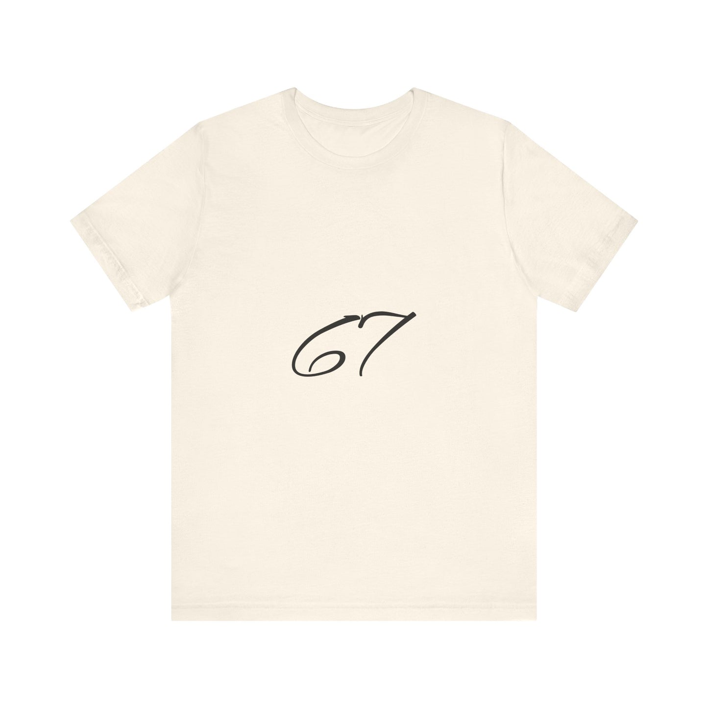 Casual Graphic Tee with Elegant ‘67’ Design, Unisex T-Shirt, Comfortable Everyday Wear, Perfect Gift for Birthdays or Anniversaries, [...]