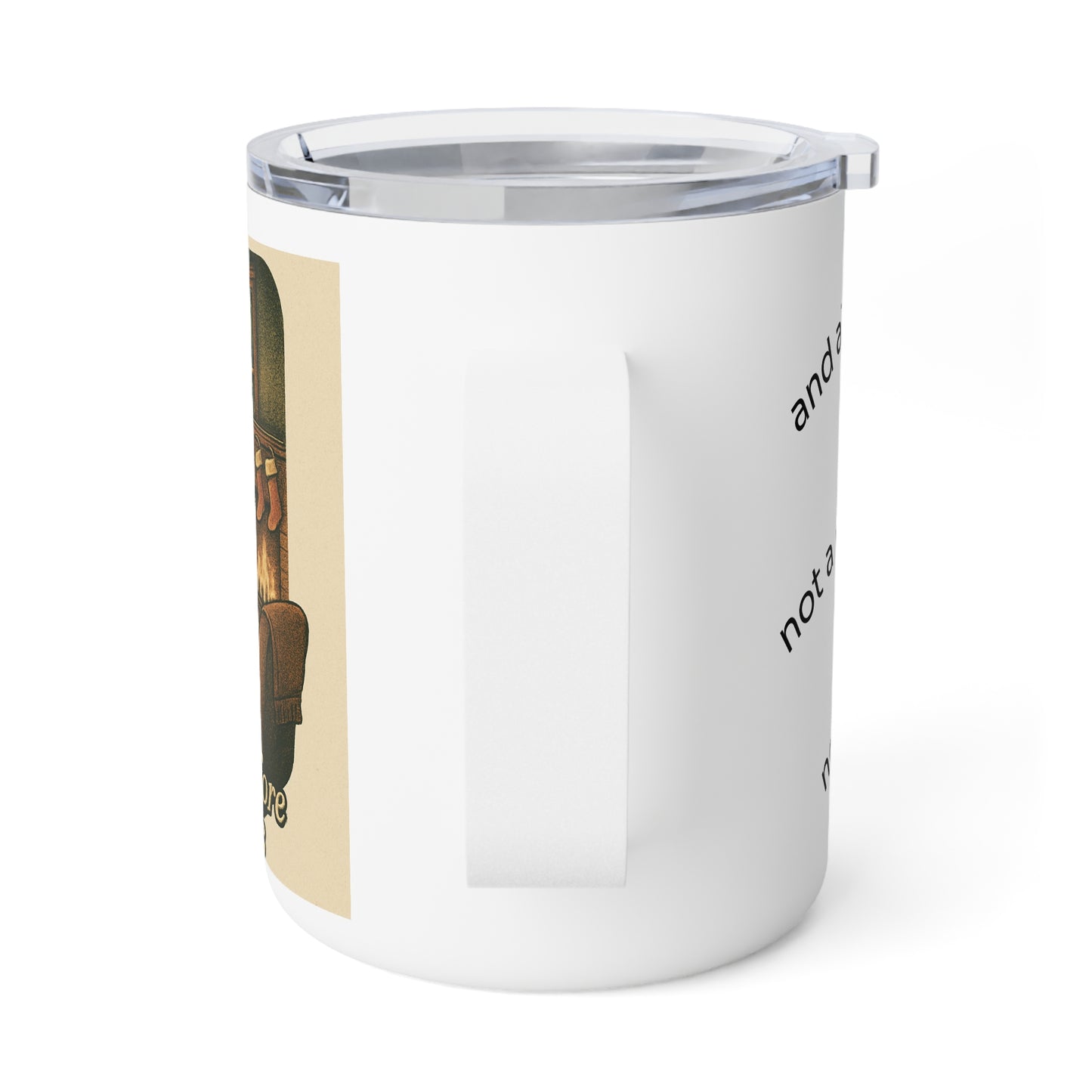 Festive Insulated Coffee Mug, Christmas Coffee Cup, Holiday Gift, Cozy Kitchenware, Unique Mug, Christmas Decor