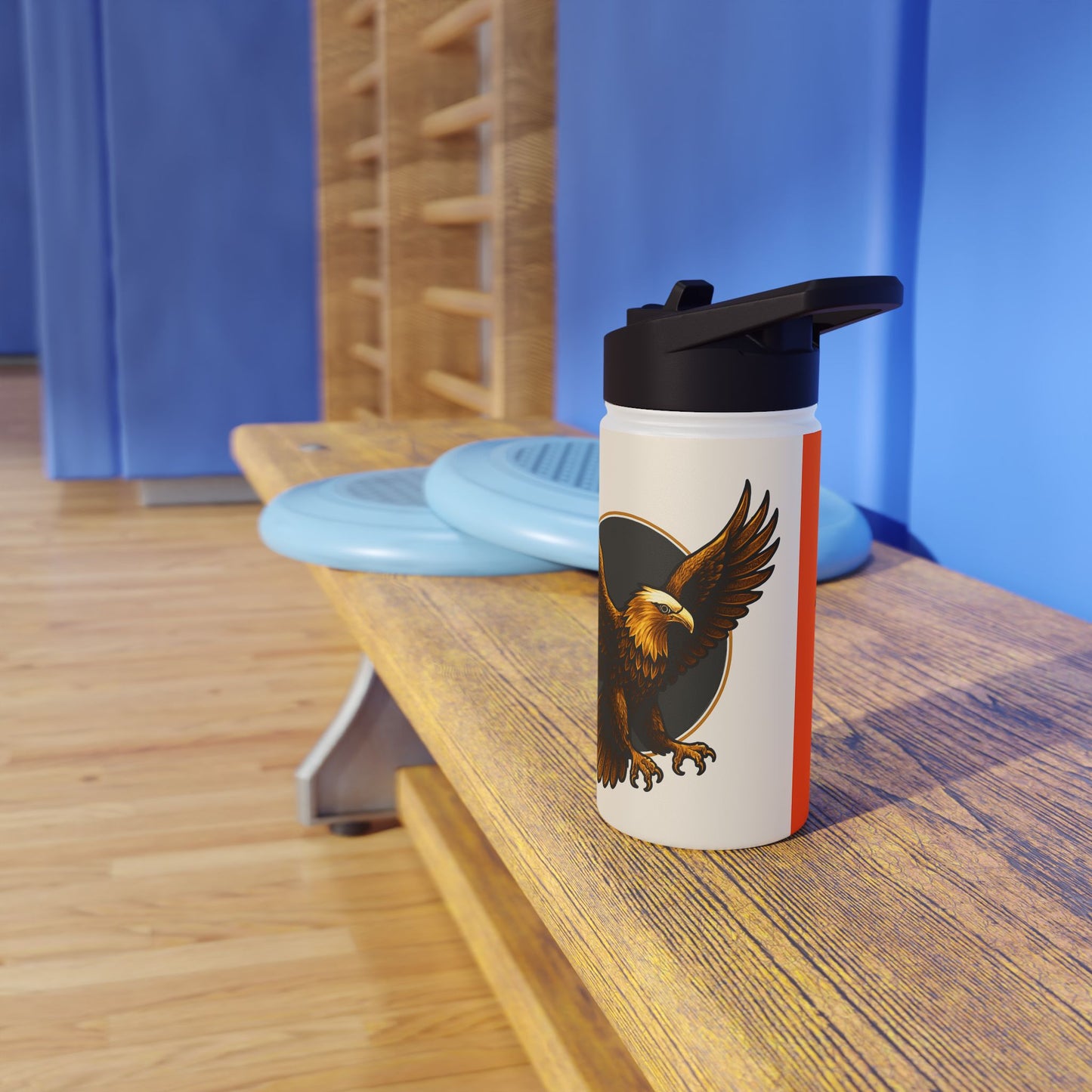 Eagle Design Stainless Steel Water Bottle with Standard Lid, Eco-Friendly Travel Mug, Great for Hiking, Fitness, Gifts for Nature [...]