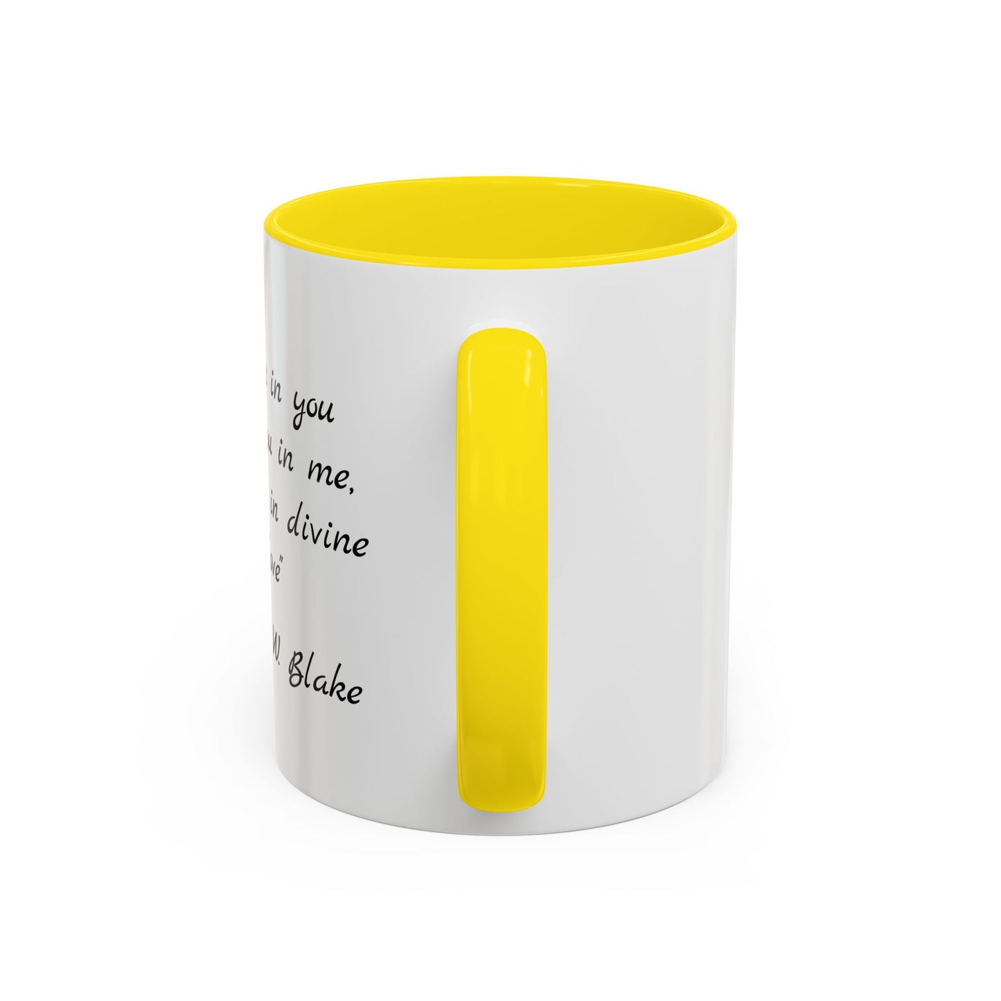 Romantic Coffee Mug — "I am in you and you in me, mutual in divine love"