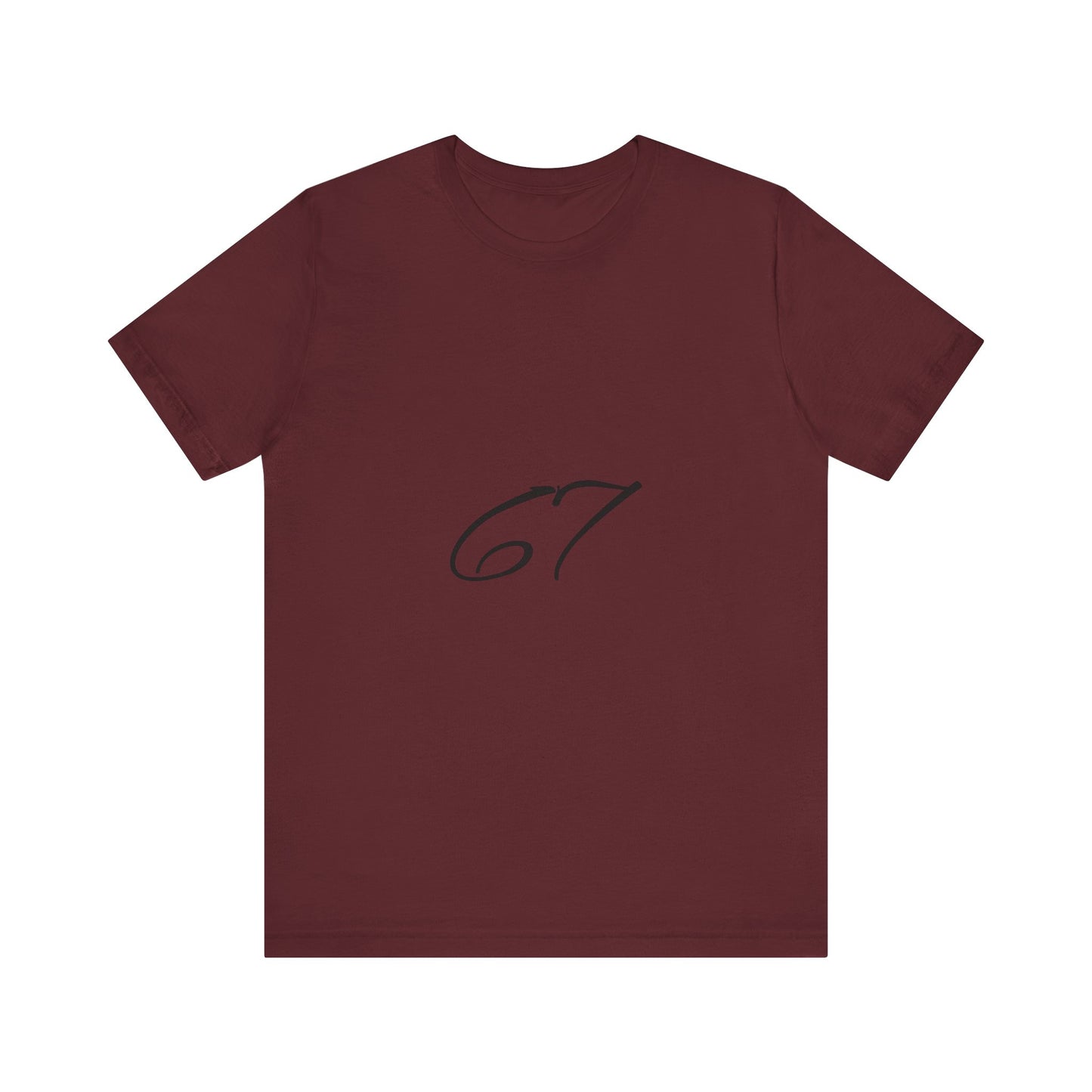 Casual Graphic Tee with Elegant ‘67’ Design, Unisex T-Shirt, Comfortable Everyday Wear, Perfect Gift for Birthdays or Anniversaries, [...]